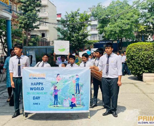 Celebrating World Environment Day at Prime Global School
