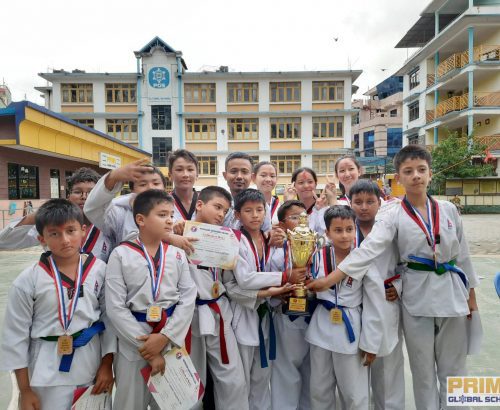Prime Global School Secures 3rd Position at Nayabazar Taekwondo Championship 2081