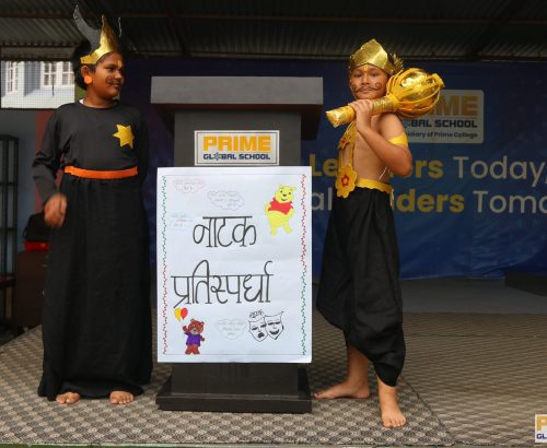 Celebrating Creativity: Nepali Drama Competition at Prime Global School
