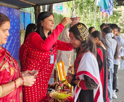 Dashain Celebrations at Prime Global School