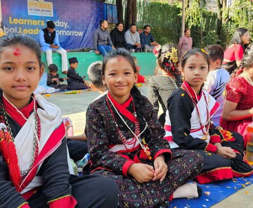 Tihar and Mha Puja Celebrations at Prime Global School